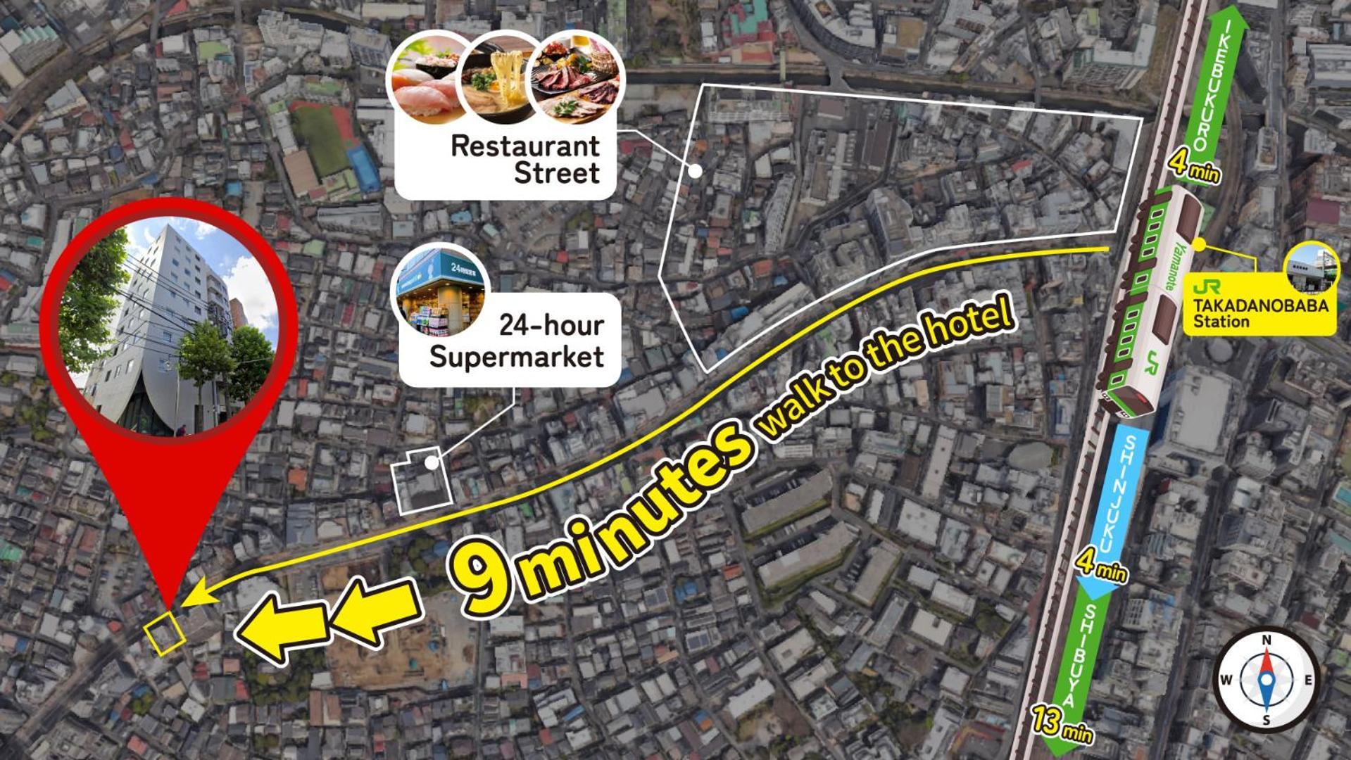 טוקיו Stay Ari Apartment Hotel Shinjuku-Takadanobaba מראה חיצוני תמונה
